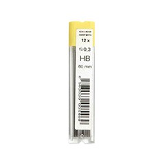 Wkłady do ołówków automatycznych HB 4132 / 0,3mm
