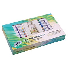 Zestaw farb akrylowych na prezent - Ladoga Gift Set / 15 elementów