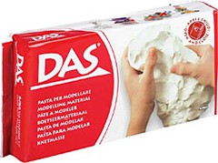 Pasta modelująca DAS - biała - 500g