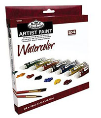 Zestaw farb Watercolor Royal & Langnickel / 24 szt x 12 ml