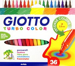 Mazaki GIOTTO TURBO COLOR / 36 kolorów