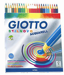 Kredki ołówkowe Giotto Acquarell / 24 kolory 