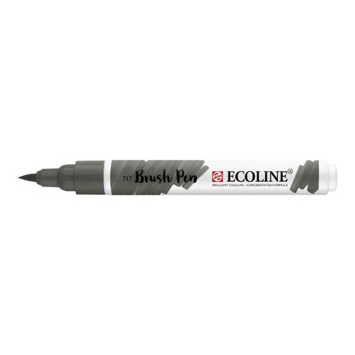 Akwarelowy marker Ecoline brush pen | Cold grey 717 Akwarelowy marker Ecoline brush pen | Cold grey 717