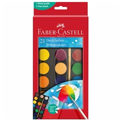 Akwarele Faber Castell 30 mm 21 sztuk