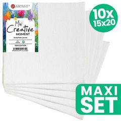 ARTMIE Mini zestaw do malowania na płótnie - 10 szt.