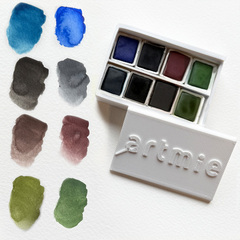 ARTMIE Zestaw akwareli Solo Goya - 8 elementów - Burza w Toskanii