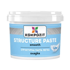 Biała gładka pasta strukturalna LITE | Różne objętości | Różne tomy
