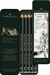 Ołówki JUMBO Faber-Castel 9000 / 5 szt