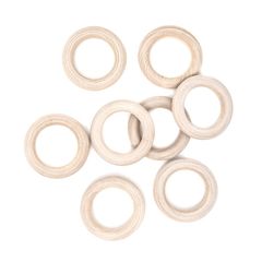 Drewniane pierścienie do makramy | Różne rozmiary