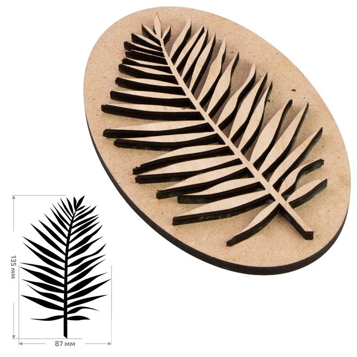 Drewniany stempel ROSA TALENT nr 2 Botanical 9x13,5 cm