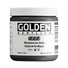 Farba akrylowa GOLDEN Heavy Body Micaceous Iron Oxide 118 ml | Różne kolory