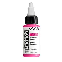 Fluorescencyjna farba akrylowa GOLDEN High Flow 30 ml | Różne odcienie