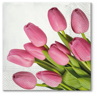 Serwetki do decoupage Lovely Tulips - 1 szt.