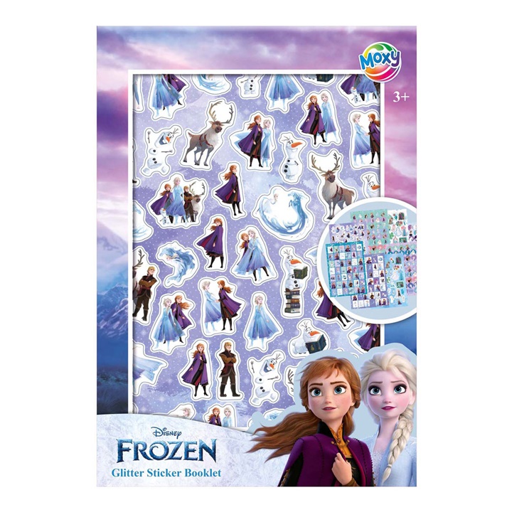 Glitter Sticker Book Frozen A5
