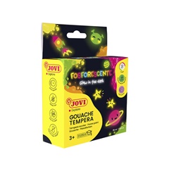 JOVI Farby temperowe neonowe 4x35 ml