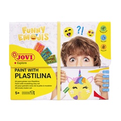 JOVI zestaw Funny Emojis - malowanie plasteliną