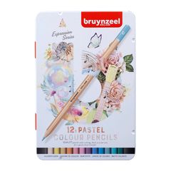 Kredki kolorowe Bruynzeel odcienie pastelowe 12 szt.