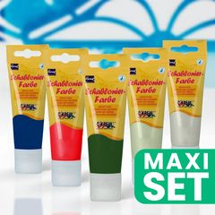 KREUL 5-częściowy zestaw farb szablonowych - chłodne odcienie