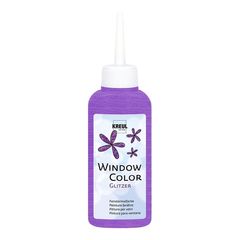 KREUL Farba do szkła z efektami 80 ml | Glitter purple