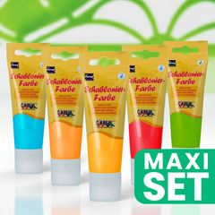 KREUL Zestaw 5 farb szablonowych - Wesołe odcienie