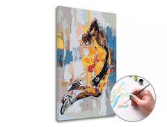 Malowanie liczbami KOBE BRYANT MEMORY | niski poziom trudności