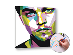 Malowanie liczbami LEONARDO DICAPRIO | niski poziom trudności