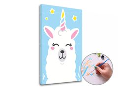 Malowanie numerami LAMA SINGLE CUT | niski poziom trudności