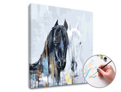 Malowanie według numerów HORSE MAJESTY | niski poziom trudności