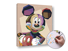 Malowanie według numerów MICKEY MOUSE | niski poziom trudności