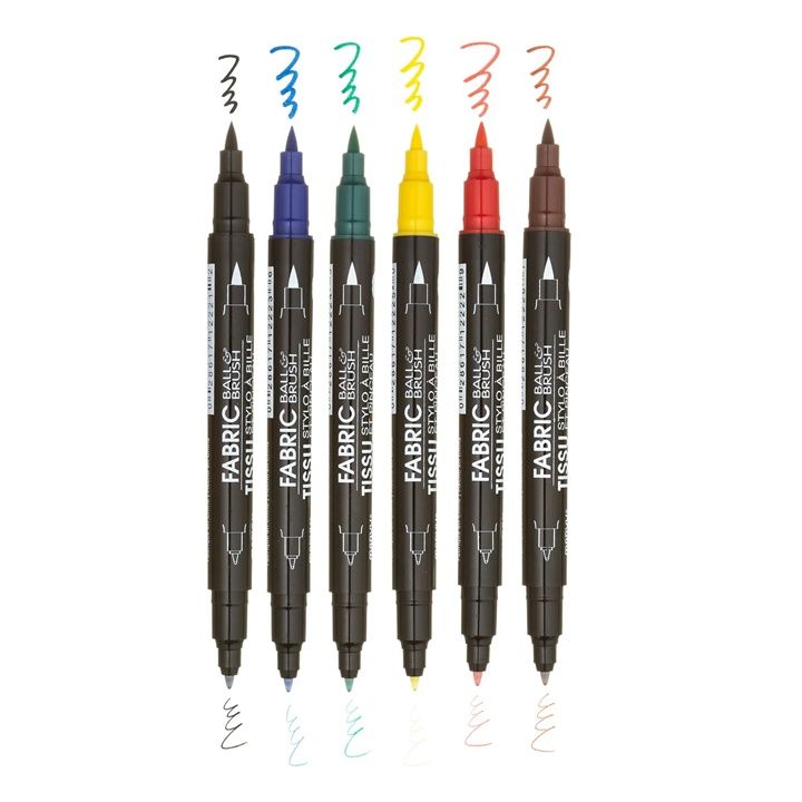 Marker tekstylny Marvy 122-S | Różne odcienie