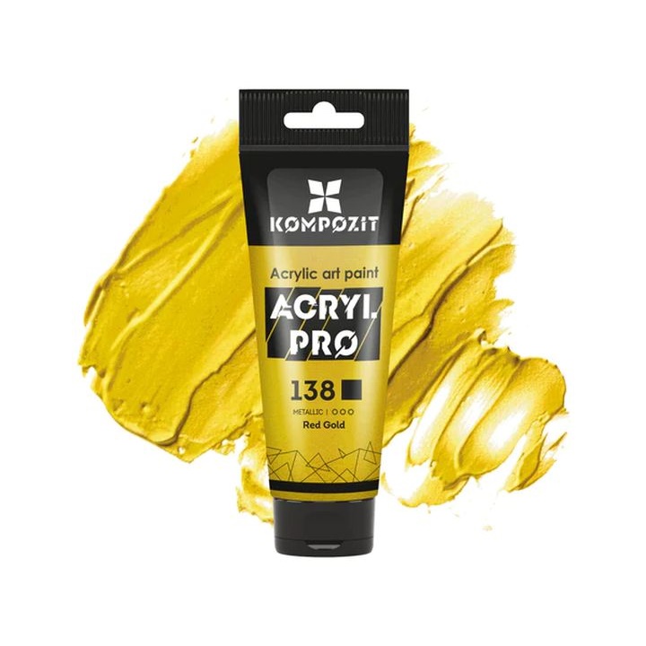 Metaliczna farba akrylowa ACRYL PRO ART Composite 75 ml | różne odcienie