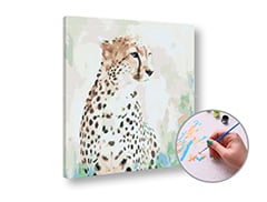 Paint by Numbers - Gepard na polowaniu