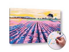 Painting by Numbers LEVANDO POLE | niski poziom trudności