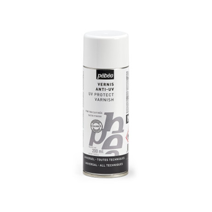 Pebeo Satin Anti-UV Spray Varnish 200 ml