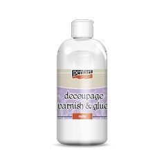 Pentart Lakier matowy i klej do decoupage 500 ml