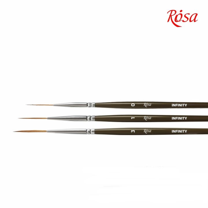 ROSA INFINITY 128 Sable Liner Brush | Różne rozmiary