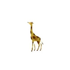 Samoprzylepny szablon Żyrafa 7x10 cm