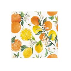 Serwetki do decoupage - Citrus with bees  - 1szt.