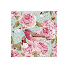 Serwetki do decoupage - English Roses Bird  - 1szt.