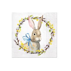 Serwetki do decoupage - Rabbit with Catkins  - 1szt.