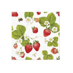 Serwetki do decoupage - Strawberries with Bees  - 1szt.