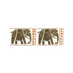 Szablon XL słonie 22x67 cm