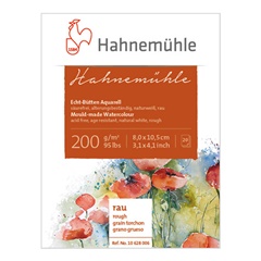 Szorstki papier akwarelowy Hahnemühle 8x10,5 cm