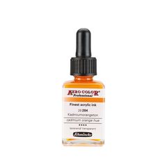Tusz akrylowy Schmincke AERO COLOR Professional Standard 28 ml | 204 cadmium orange hue