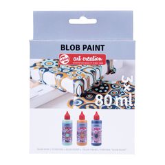 Zestaw kreatywny Art Creation Blob Paint mięta 3 x 80 ml