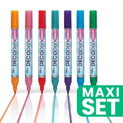 Zestaw markerów brokatowych - 7 odcieni