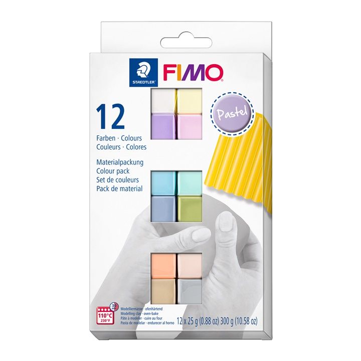 Zestaw miękkich pasteli polimerowych FIMO