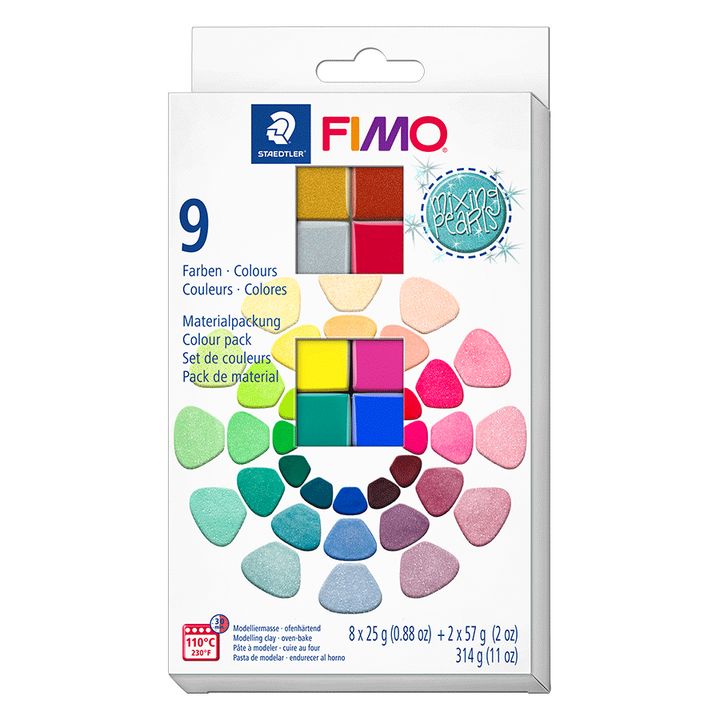 Zestaw pereł polimerowych FIMO Effect Mixing Pearls