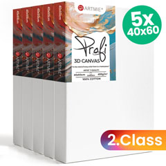 Zestaw płócien 3D ARTMIE 5 sztuk - 2. jakość - 40x60 cm